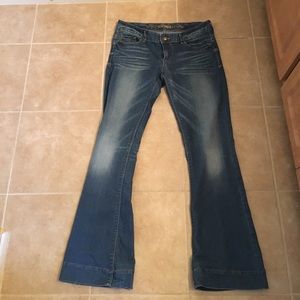 Express flare denim