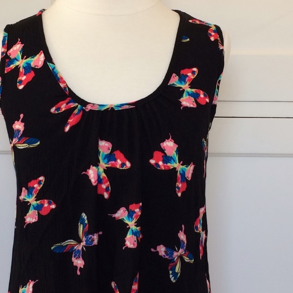 Sleeveless Butterfly Swing Mini Dress - Picture 4 of 8