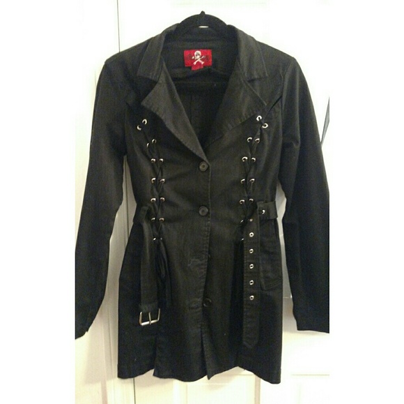 hot topic trench coat