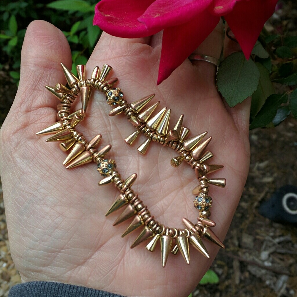Gold Renegade Spike Bracelet