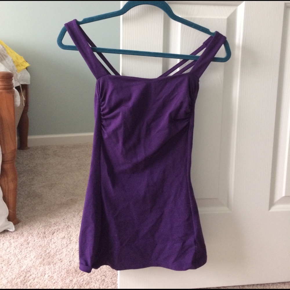Purple tank