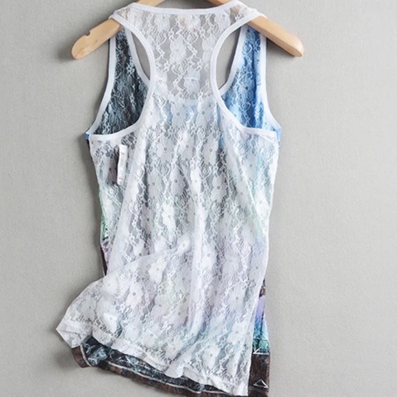 ๐๐๐ฅNEW๐ฅLACY COLORFUL PALM TREE TANK - Picture 4 of 8