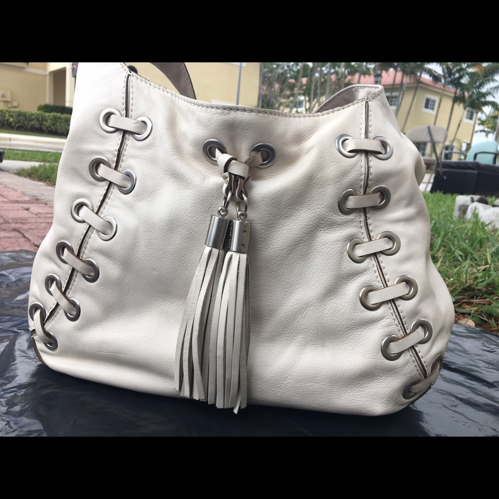 Michael Kors leather tassel Astor