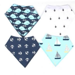 🖤Bandanna Drool Bibs ⚓️ Set 🖤