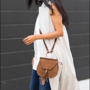 NWT Nasty Gal All For The West Suede Bag