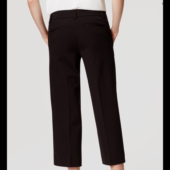 Ann Taylor Loft cropped ponte pants - Picture 2 of 3