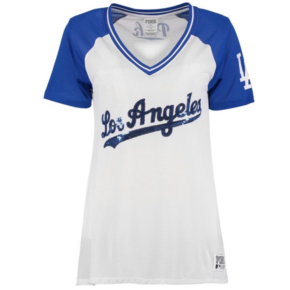 SOLD ❤️PINK Dodgers sequin jersey