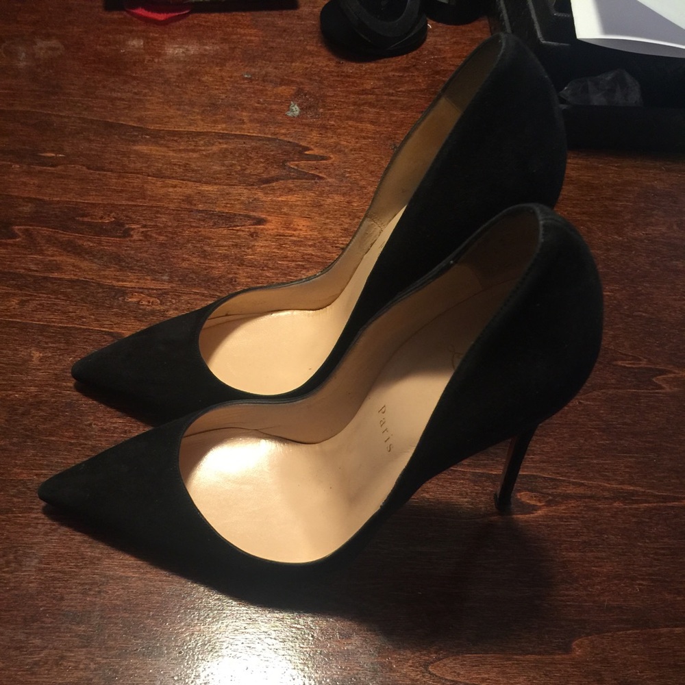 SOLD Christian Louboutin So Kate black suede