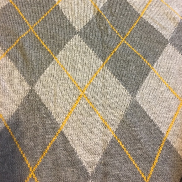 Merona Sweaters - Gray and Yellow Argyle Sweater Merona Sweaters - Gray and Yellow Argyle Sweater