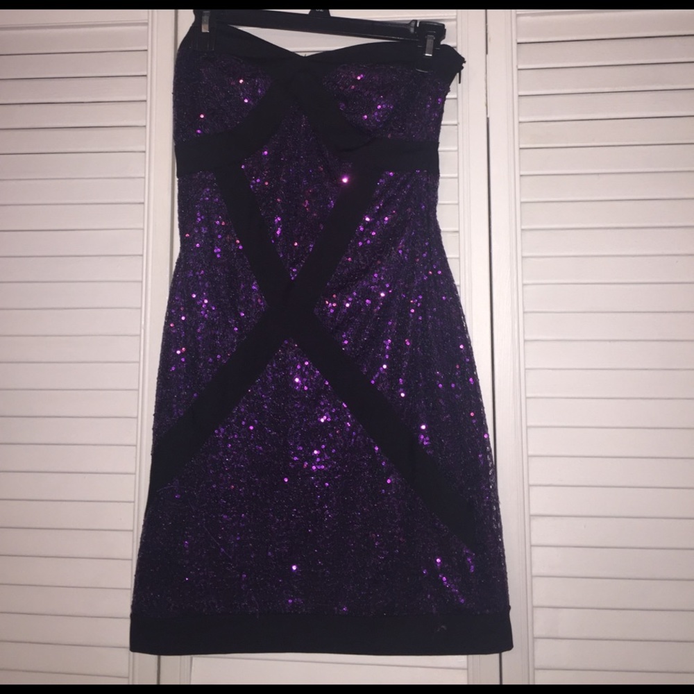 Strapless fitted dress