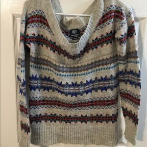 Off-the-shoulder sweater