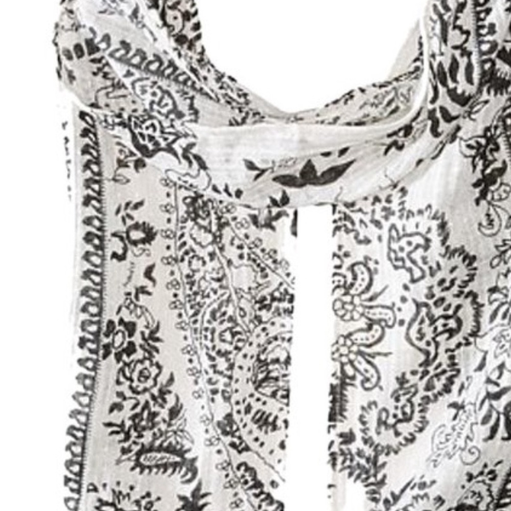 Michael Stars Porcelain Skinny Scarf - Picture 2 of 5