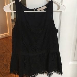 Loft lace tank top