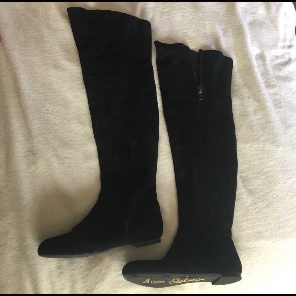 Sam Edelman above the knee suede boots