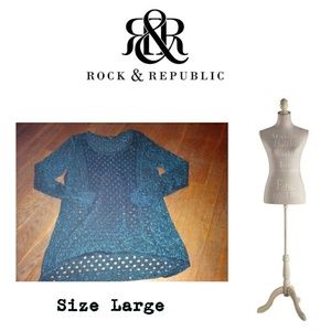 Rock&Republic Blue Sweater