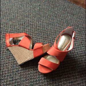 Audrey Brooke orange wedges