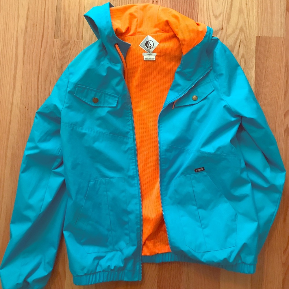 Perfect condition Volcom Rain/wind coat!