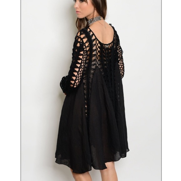 Because Black Dress is a Must Lace Asymmetrical - Picture 2 of 3