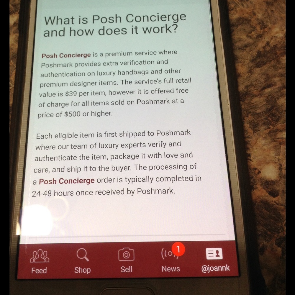 Posh concierge