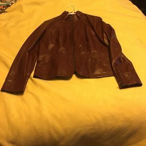 Stylish maroon-brown jacket