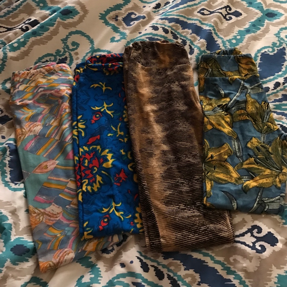4 leggings Lularoe