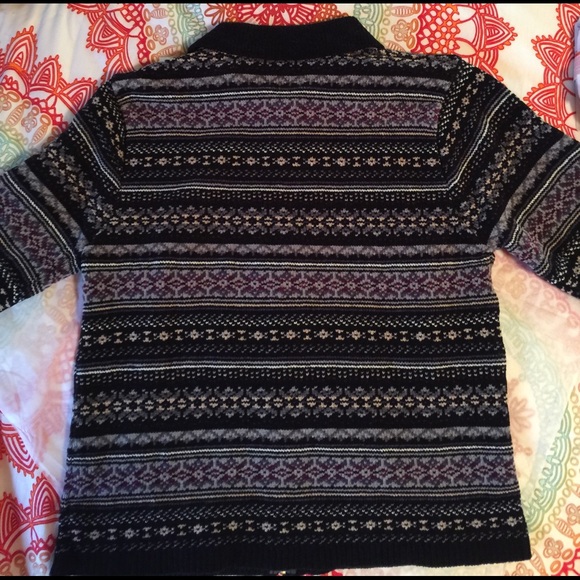 Multicolored long sleeve ladies sweater - Picture 3 of 5