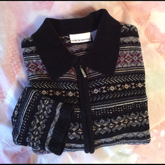 Multicolored long sleeve ladies sweater - Picture 4 of 5