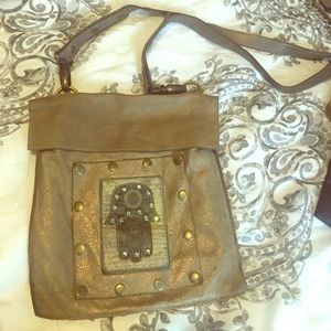 KBD Studios Hamsa Crossbody. Genuine Leather