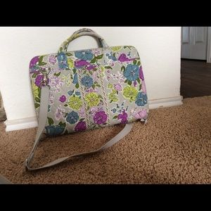 Hardshell laptop case, floral print