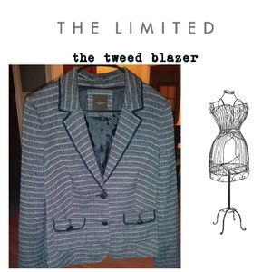 The Limited Size Medium Navy Blue tweed