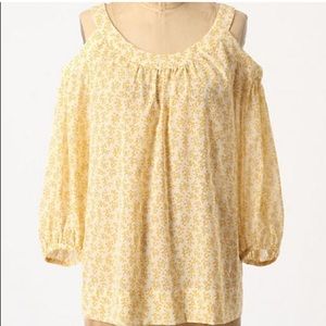 ANTHROPOLOGIE shoulder blouse