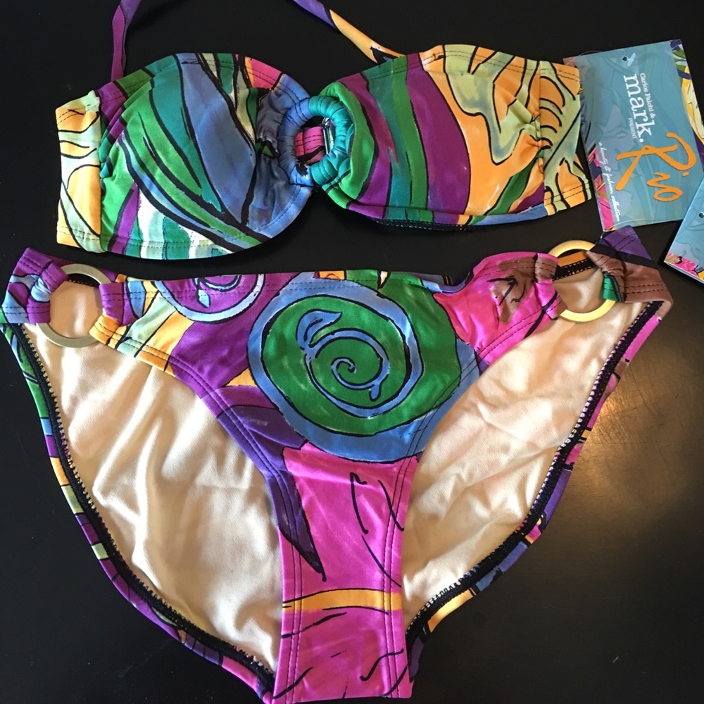 Mark Rio colorful swimsuit nwt