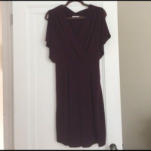 Deep purple Calvin Klein dress