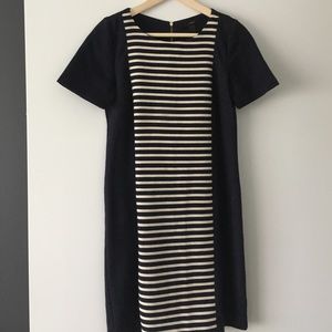 J Crew navy shift dress