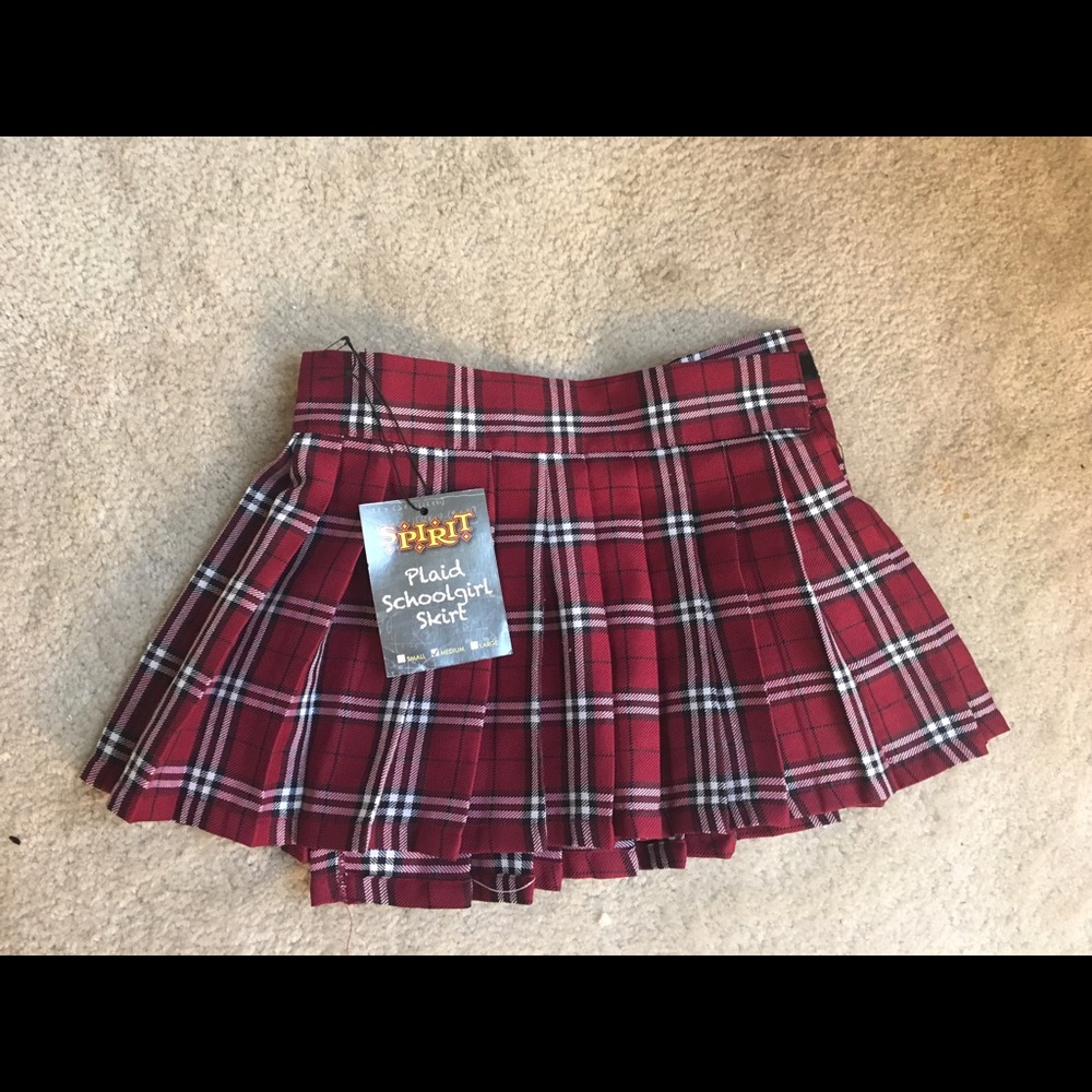 School Girl Plaid Skirt
