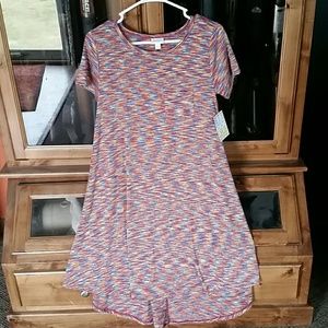NWT Lularoe XXS multi color Carly