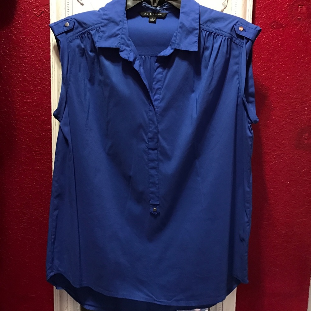 COLBALT BLUE SLEEVELESS TOP