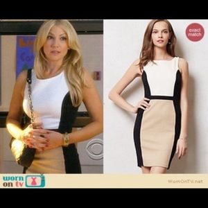 Spliced Pencil Dress Anthropologie M