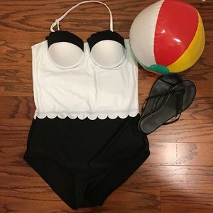 Stylish one piece swimsuit