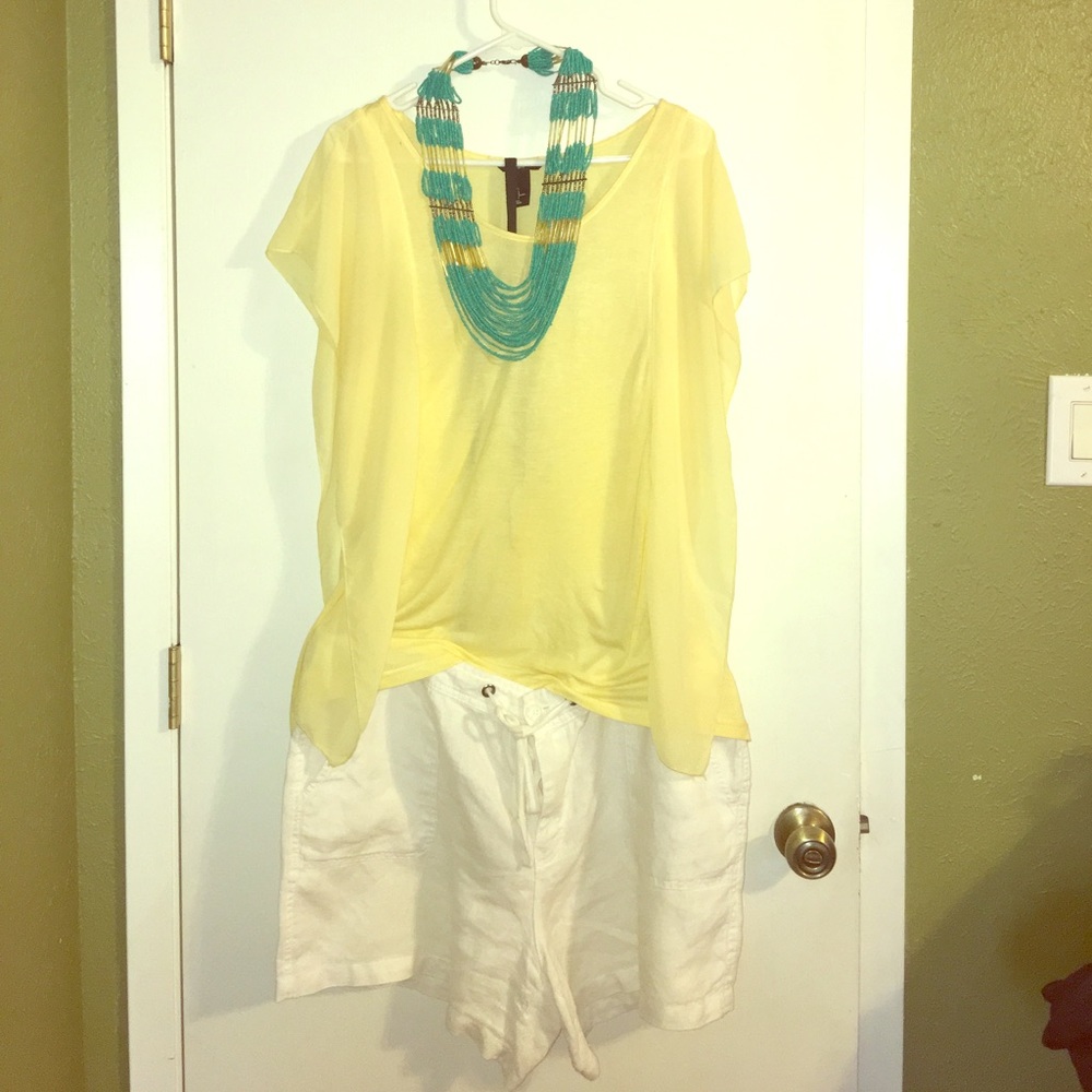 H&M Top/Merona Linen Shorts