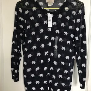 Elephant cardigan