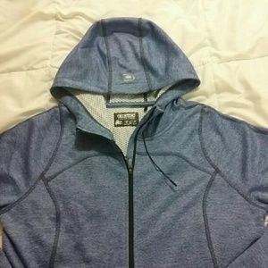 Ogio full zip hooded blue jacket