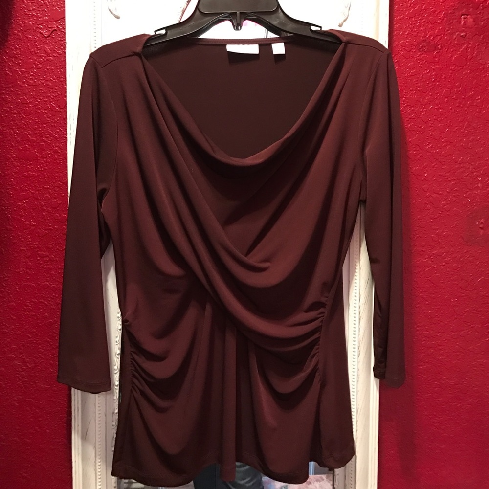 NWOT NY&CO TOP OXBLOOD RED