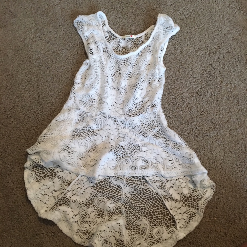 Lace summer tank top