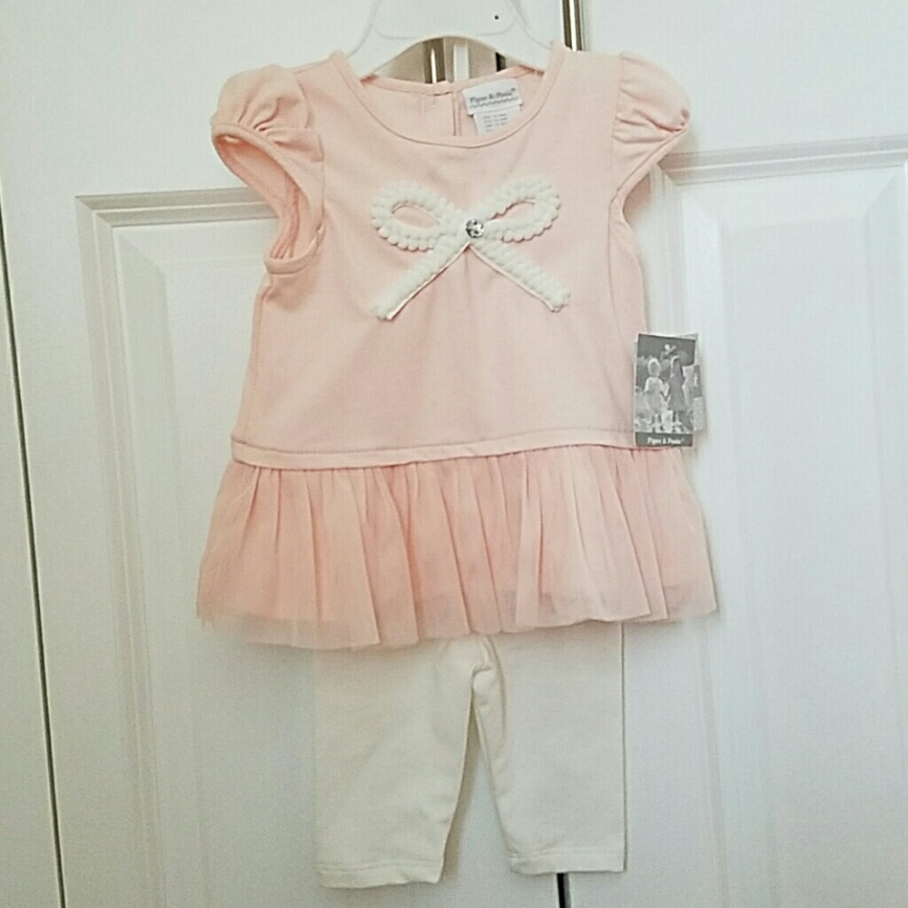 2 piece baby girl outfit!