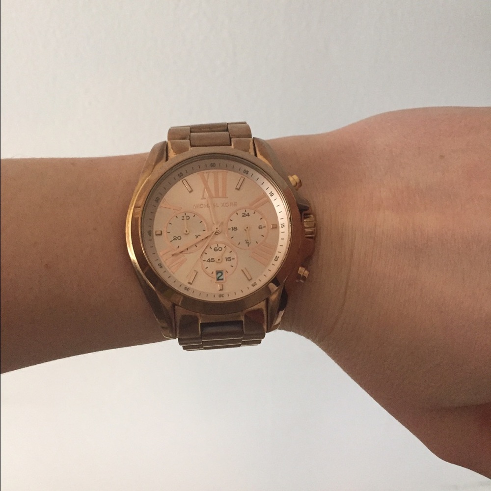 Michael Kors rose gold watch
