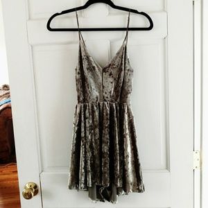 Silence + Noise Vanessa Cupro romper