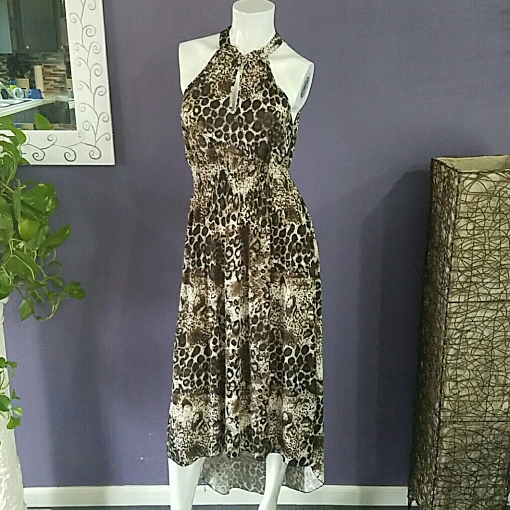 Leopard print dress