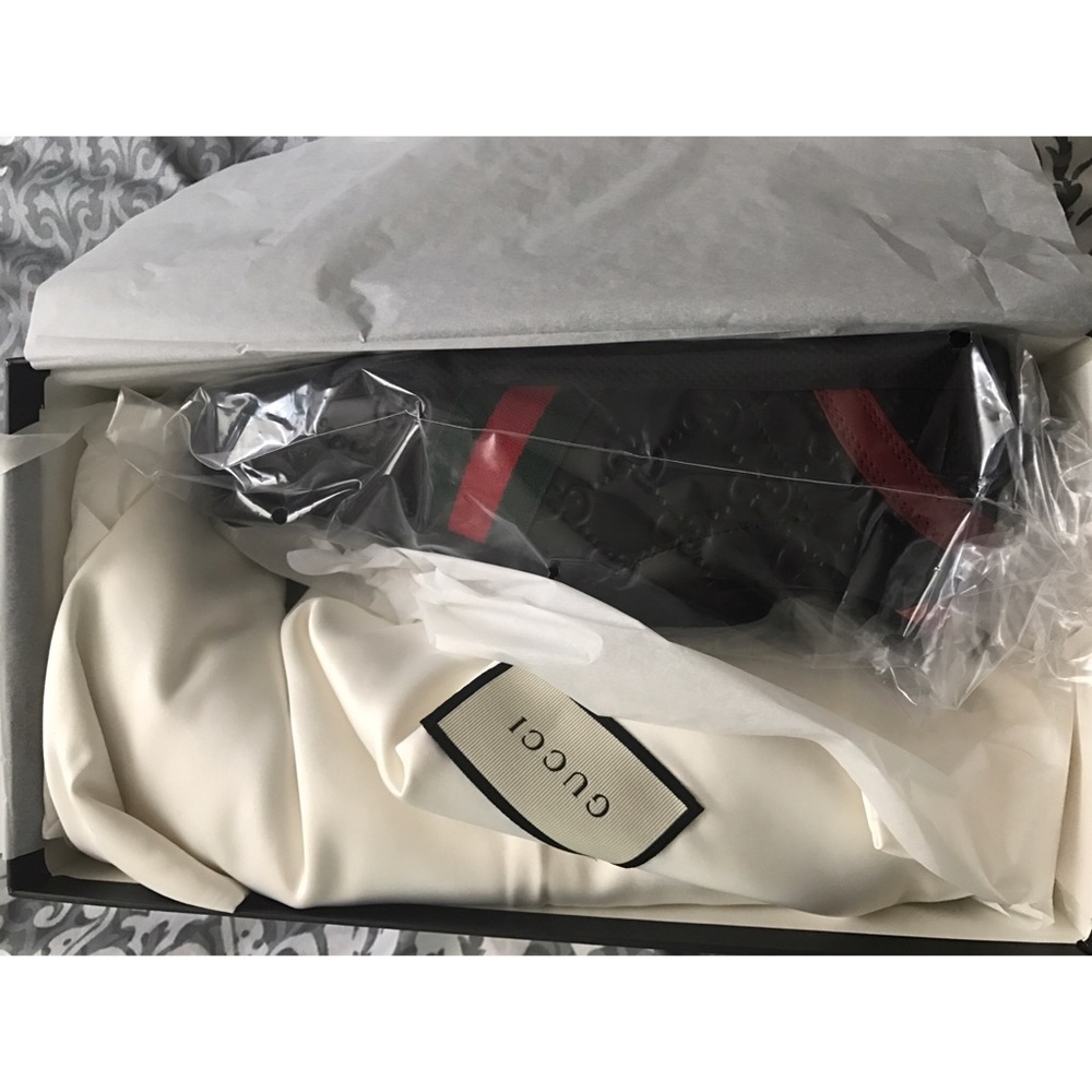 Guccissima lace up sneakers