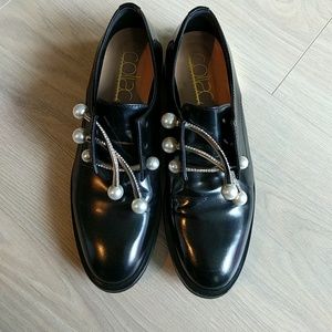 Coliac Fernanda Leather Piercing Shoes